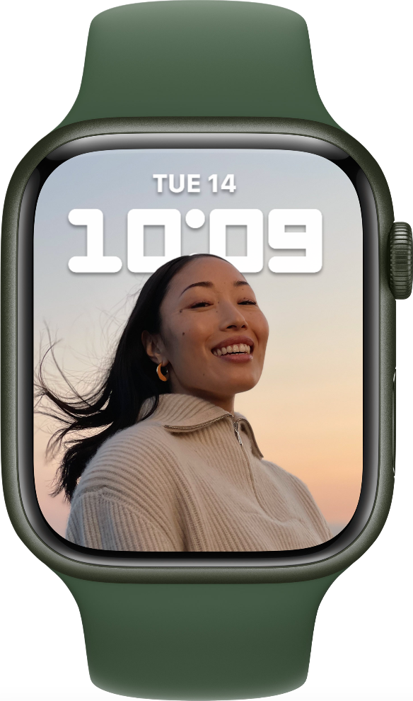 Actual size image of  Apple Watch Series 7 (44mm) .