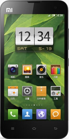 Actual size image of  xiaomi 2 .