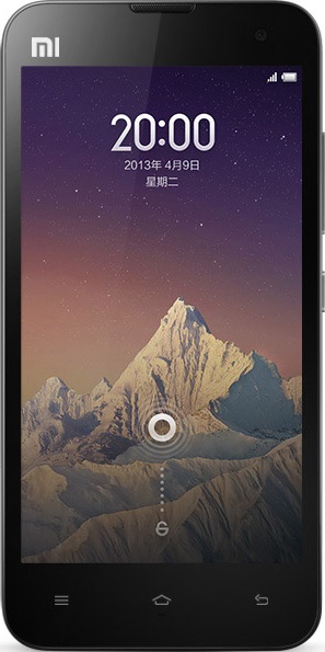 Actual size image of  xiaomi 2s .