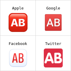 زر AB (فئة الدم) إيموجي