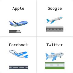 Kalkan uçak emoji