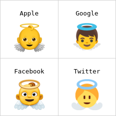 Bebê anjo emoji