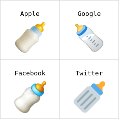 Baby bottle emoji