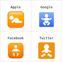 Simbolo con immagine di bambino Emoji