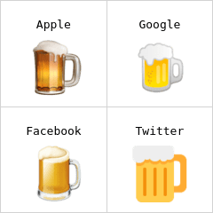 Boccale di birra Emoji