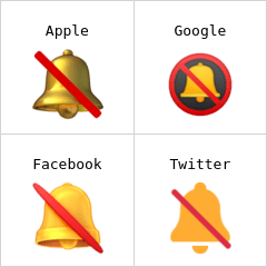 Bell with slash emoji