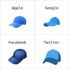 Billed cap emoji