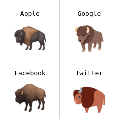 Bison emoji