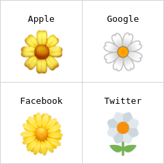 Gelbe Blüte Emoji