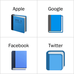 Blue book emoji