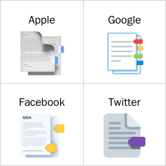 Mga bookmark tab emoji