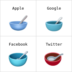 Bowl with spoon emoji