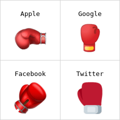 Luva de boxe emoji