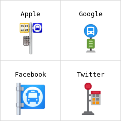 Arrêt de bus emojis