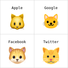 Cara de gato Emojis