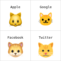 Cara de gato Emojis