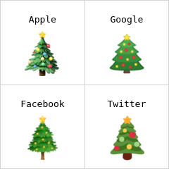 árvore de natal emoji