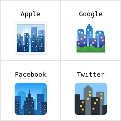 şehir manzarası emoji