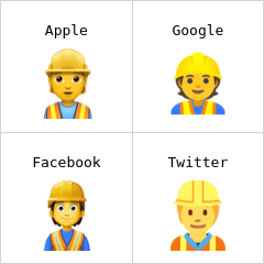 Trabalhador de construção civil emoji