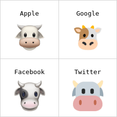 Koeiengezicht emoji