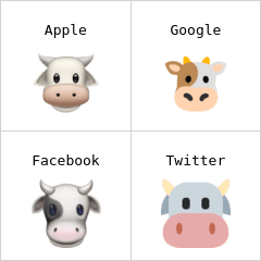 Cow face emoji