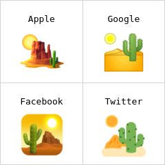 沙漠 表情符號