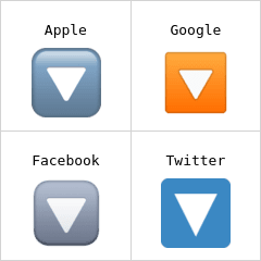 Pulsante a triangolo rivolto verso il basso Emoji