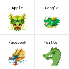 Testa di drago Emoji