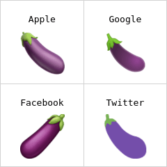 Eggplant emoji