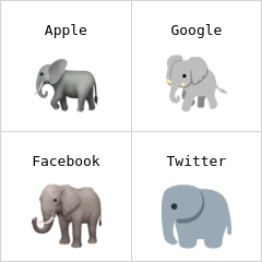 Elephant emoji