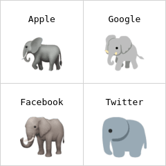 Elephant emoji