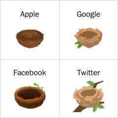 عش فارغ إيموجي