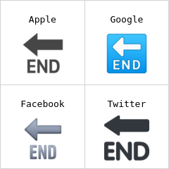 END arrow emoji