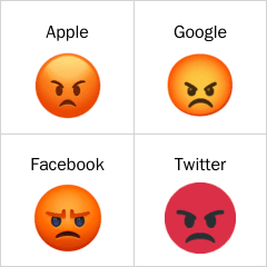 Schmollendes Gesicht Emoji