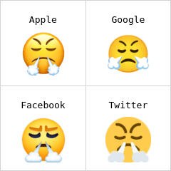 Schnaubendes Gesicht Emoji