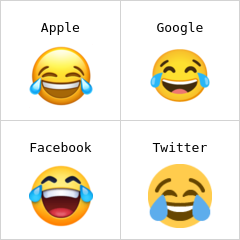 Cara llorando de felicidad Emojis