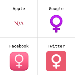 Símbolo de feminino emoji