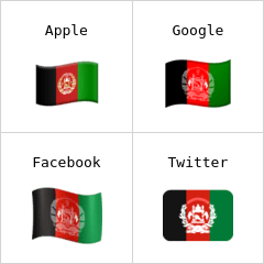 Flagge von Afghanistan Emoji