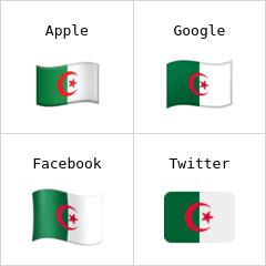 علم الجزائر إيموجي
