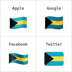 Flag of Bahamas emoji