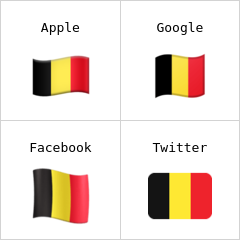 Bandera de Bélgica Emojis
