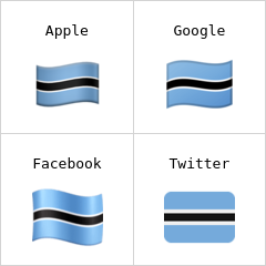 Flag of Botswana emoji