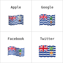 Bandeira do Território Britânico do Oceano Índico emoji