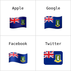 Bandeira das Ilhas Virgens Britânicas emoji