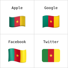 喀麦隆旗帜 表情符号