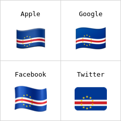 Flagge von Kap Verde Emoji