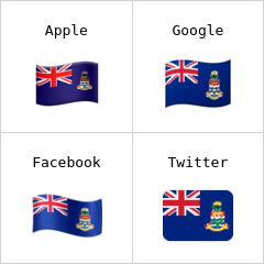 开曼群岛旗帜 表情符号
