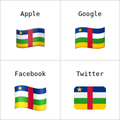 Den sentralafrikanske republikks flagg emoji