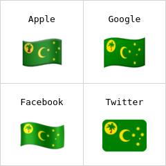 Bandiera delle Isole Cocos Emoji