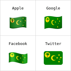 Flagge der Kokosinseln Emoji